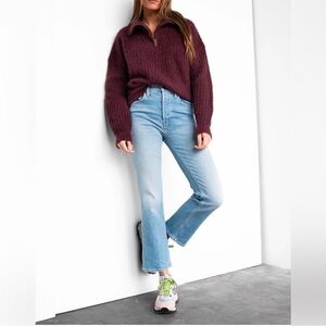 Mother Jeans The Tripper Ankle in “Ripe for the Squeeze”